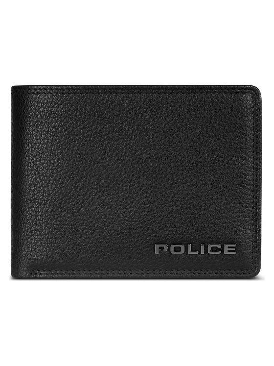 Police Cartera Bloqueo RFID Piel natural 12 cm Police Cartera Bloqueo RFID Piel natural 12 cm