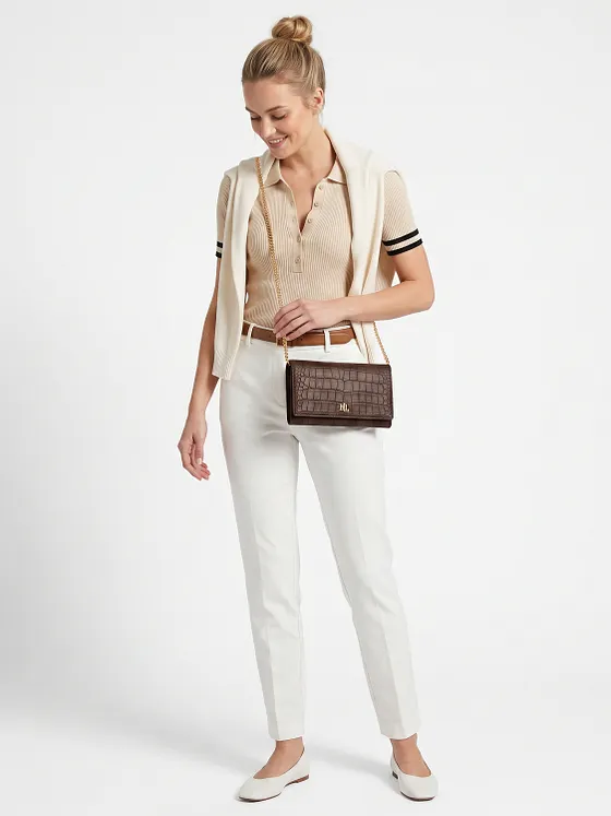 Lauren Ralph Lauren Adair Bolsa de hombro Piel natural 20.5 cm Lauren Ralph Lauren Adair Bolsa de hombro Piel natural 20.5 cm