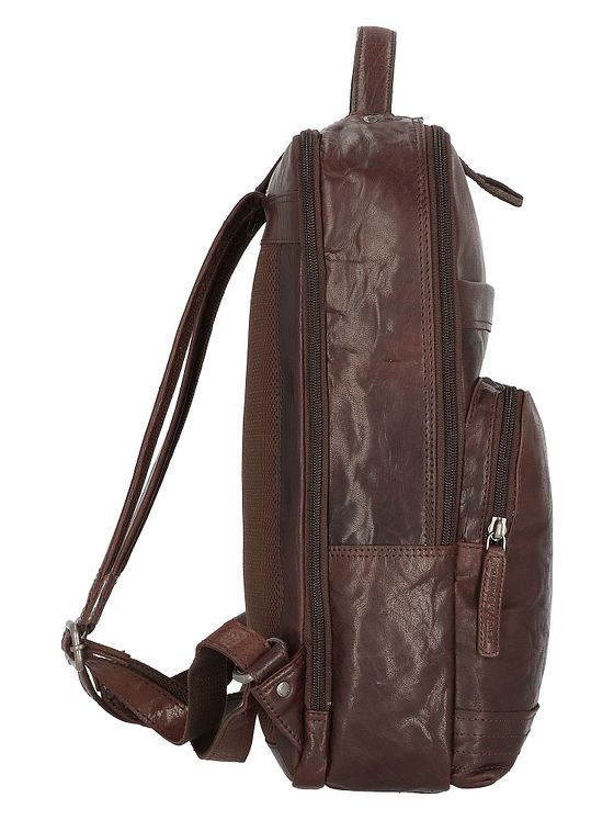 Spikes & Sparrow Bronco batoh kožený 40 cm přihrádka na notebook