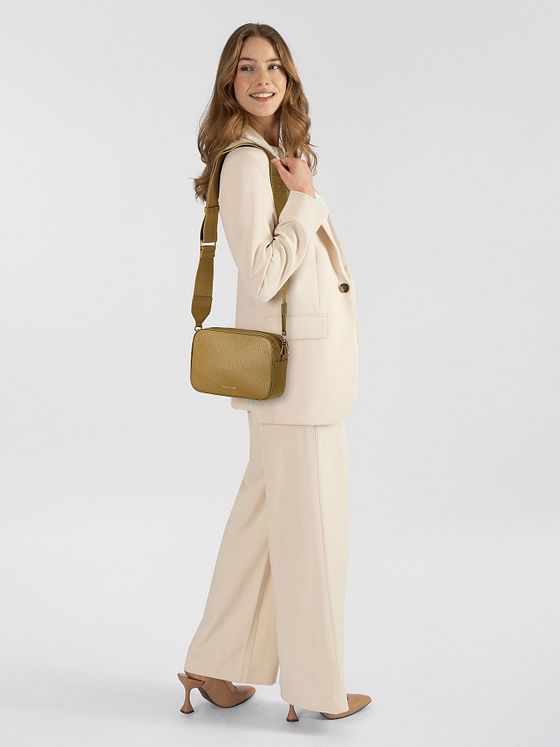 Coccinelle Tebe skuldertaske i læder 18 cm