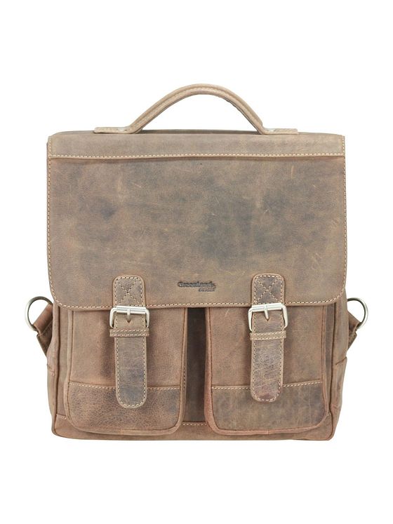 Greenland Nature Stone skuldertaske messenger læder 33 cm