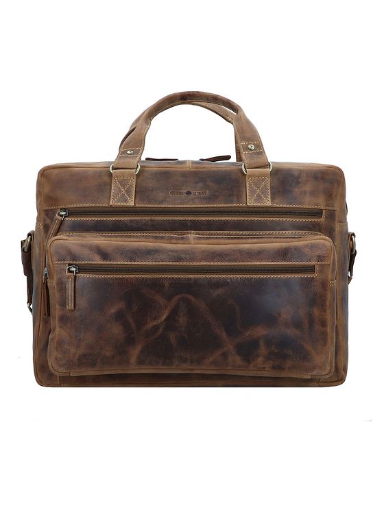 Greenburry Vintage Dokumenttaske Læder 43 cm Laptoprum