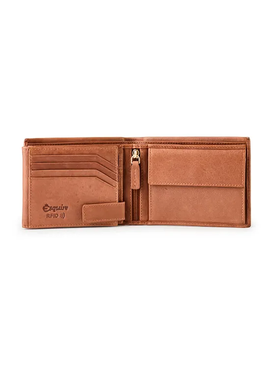 Esquire Chicago Plånbok RFID-skydd Läder 12 cm