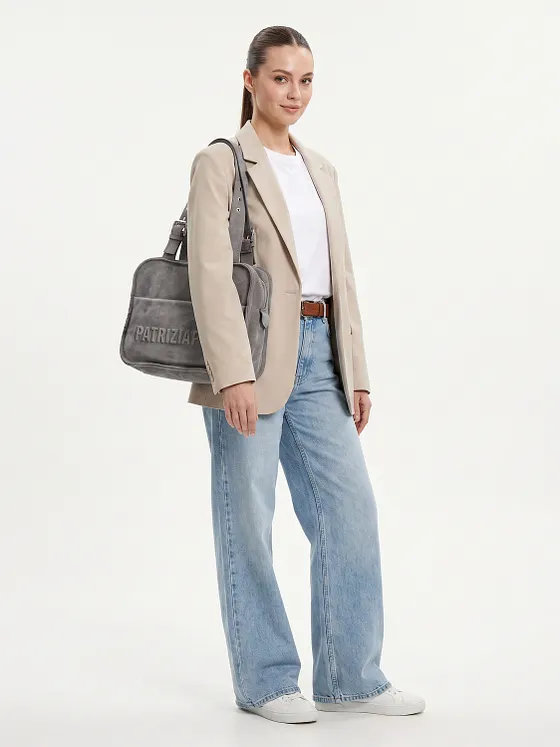 Patrizia Pepe (Im)Perfection Bolsa de hombro Piel natural 35 cm Patrizia Pepe (Im)Perfection Bolsa de hombro Piel natural 35 cm