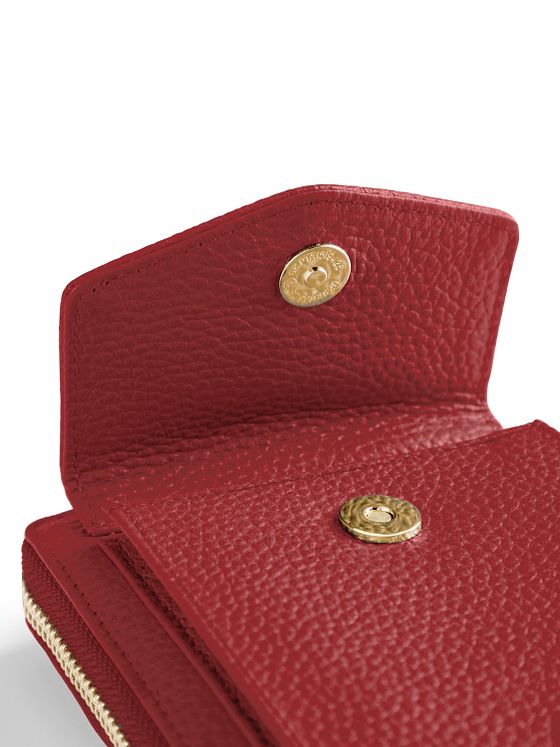 Lazarotti Bologna Leather Zip-Around Peněženka Pouzdro na mobilní telefon kožené 19 cm