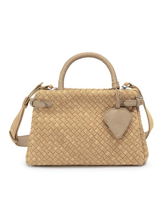 LES VISIONNAIRES Issac Weave Håndtaske Læder 31 cm