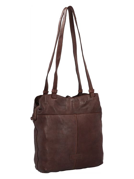 Harold's Submarine skuldertaske i læder 33 cm