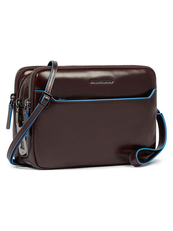 Piquadro Blue Square Skuldertaske Læder 23 cm