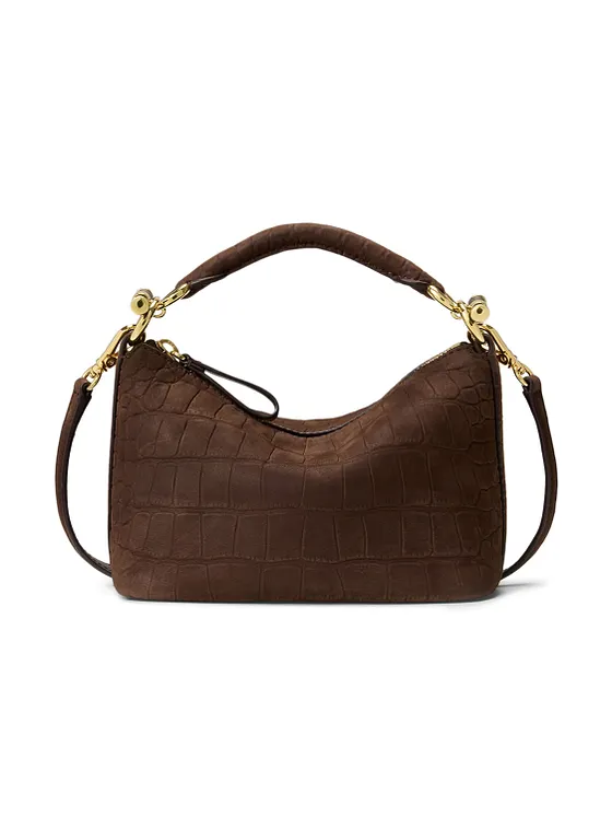 Lauren Ralph Lauren Blaike Minitaske Læder 17 cm