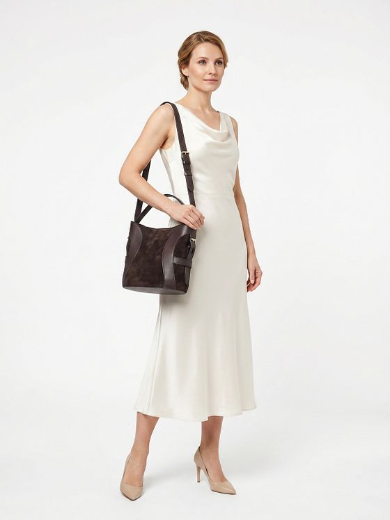 AIGNER Deborah Bolsa de hombro Piel natural 22 cm AIGNER Deborah Bolsa de hombro Piel natural 22 cm