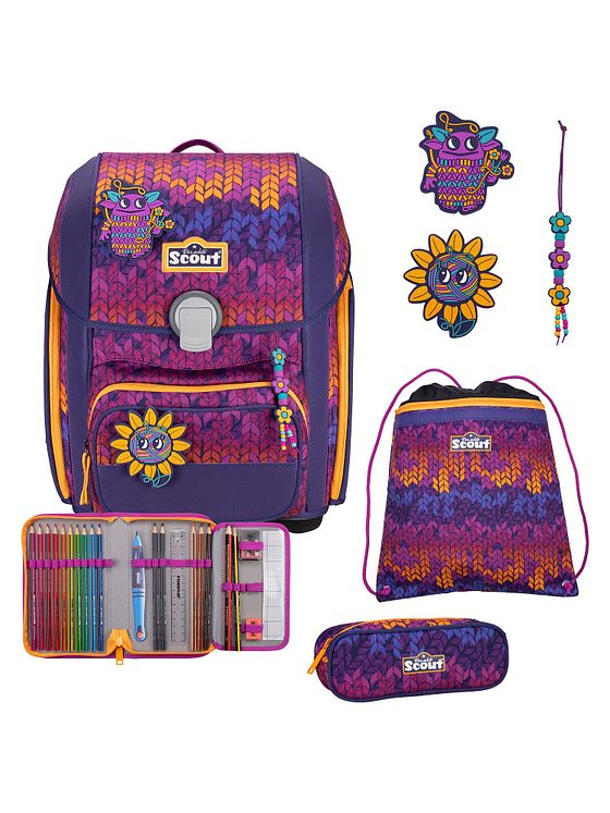 Scout Genius skoletaskesæt 4 stk Superflasch