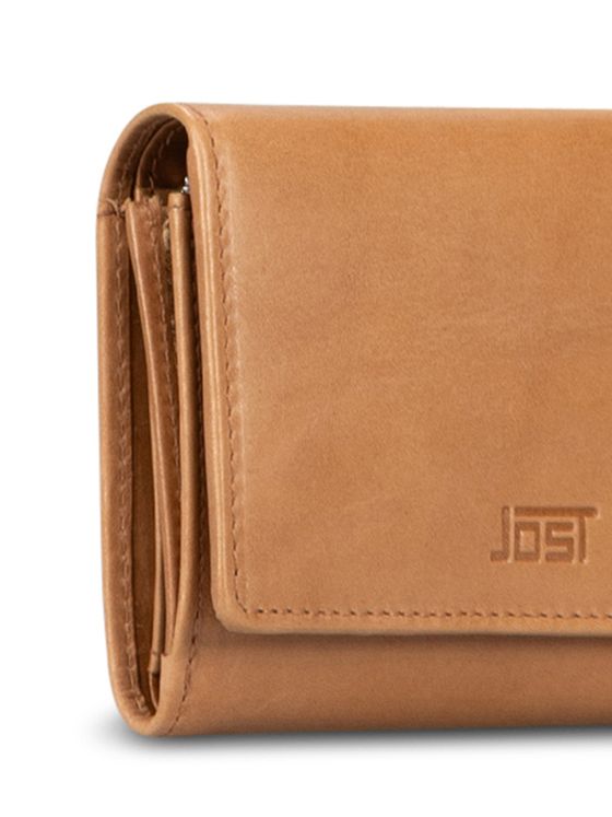 Jost Rana Peněženka RFID ochrana Kůže 12 cm