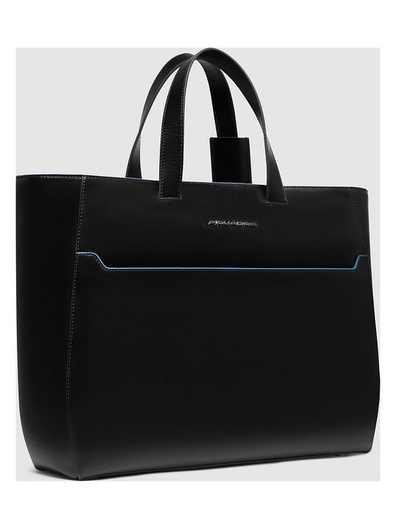 Piquadro Blue Square Shopper-taske Læder 40 cm