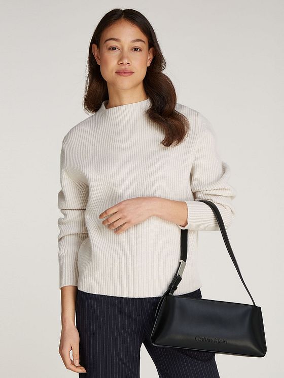 Calvin Klein Embossed Skuldertaske 31 cm