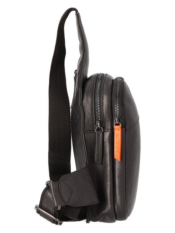 Davidoff Essentials-skuldertaske i læder 13,5 cm