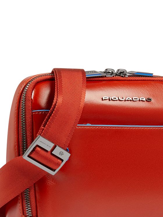 Piquadro Blue Square Taška přes rameno Kůže 21 cm
