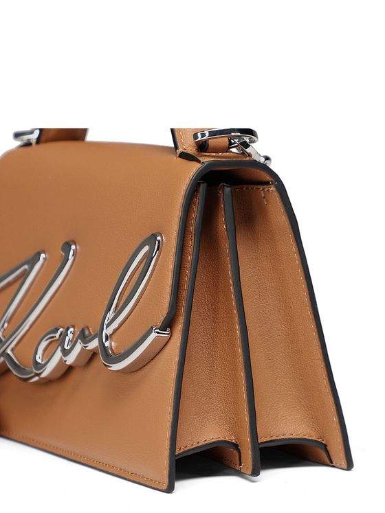 Karl Lagerfeld Signature 2.0 Håndtaske Læder 21.5 cm Karl Lagerfeld Signature 2.0 Håndtaske Læder 21.5 cm