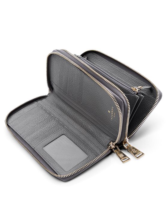 Lazarotti Bologna Leather XL Double Zip-Around Wallet RFID Leather 20 cm Lazarotti Bologna Leather XL Double Zip-Around Wallet RFID Leather 20 cm