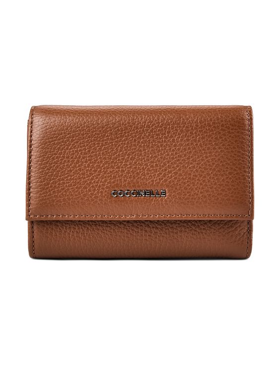 Coccinelle Metallic Soft Geldbörse Leder 14 cm Coccinelle Metallic Soft Geldbörse Leder 14 cm