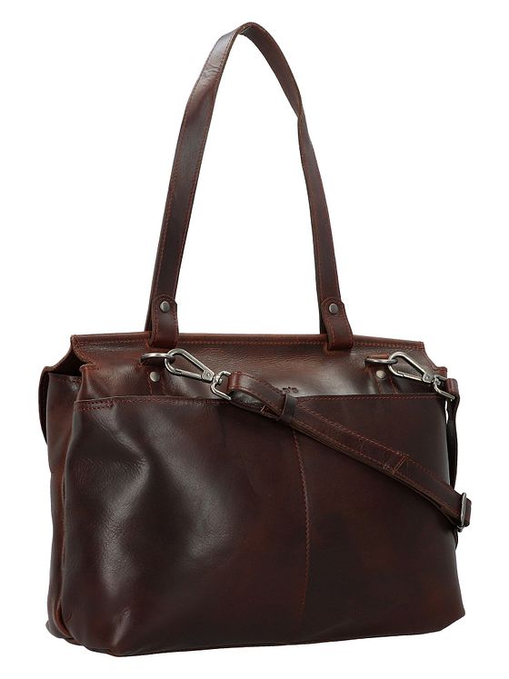 Harold's Aberdeen skuldertaske i læder 32 cm