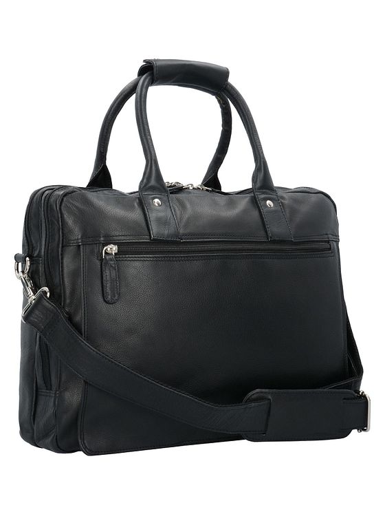 Dermata Dokumentmappe i læder med 39 cm rum til bærbar computer Dermata Dokumentmappe i læder med 39 cm rum til bærbar computer