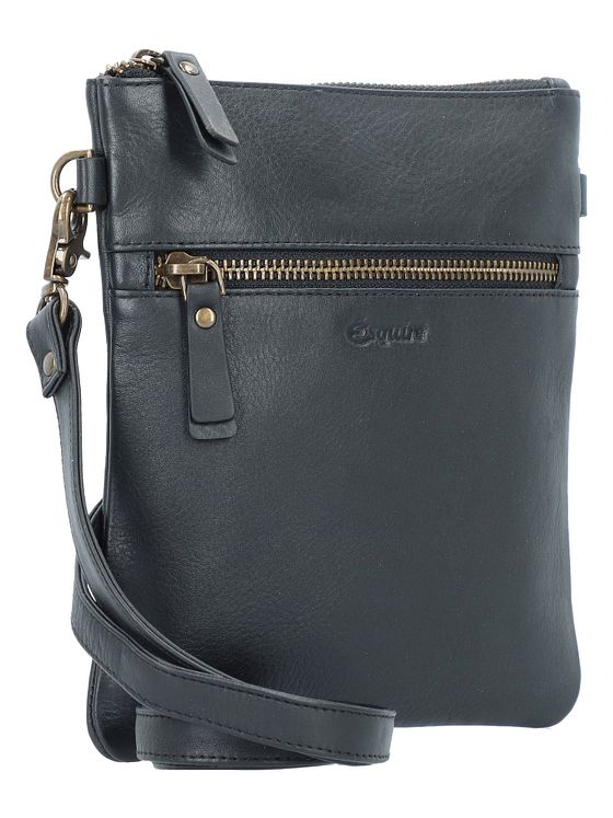 Esquire Peru-skuldertaske i læder 17 cm