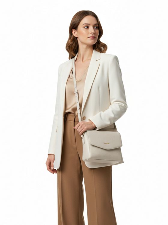 Lazarotti Bologna Leather Crossbody taška přes rameno kůže 22 cm