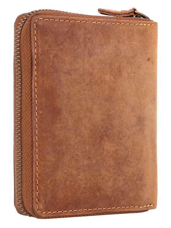 Greenburry Vintage pung med stjernetegn i læder 10 cm Greenburry Vintage pung med stjernetegn i læder 10 cm