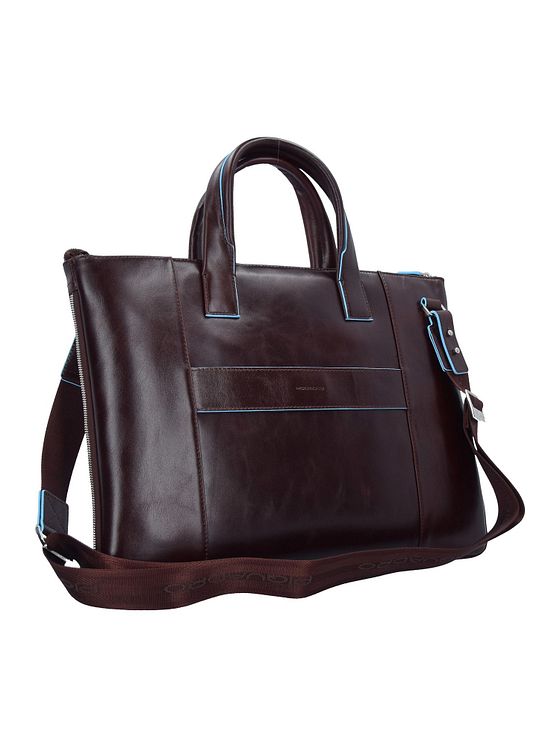 Piquadro Blue Square dokumentmappe læder 42 cm laptoprum Piquadro Blue Square dokumentmappe læder 42 cm laptoprum