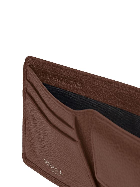 Redolz Leather Essentials QF lille pung RFID-læder 10,5 cm Redolz Leather Essentials QF lille pung RFID-læder 10,5 cm