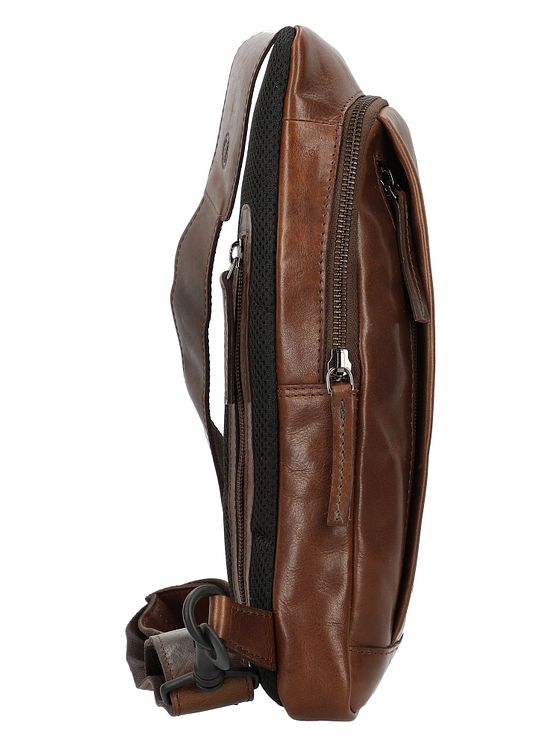 Greenburry Newport skuldertaske i læder 33 cm