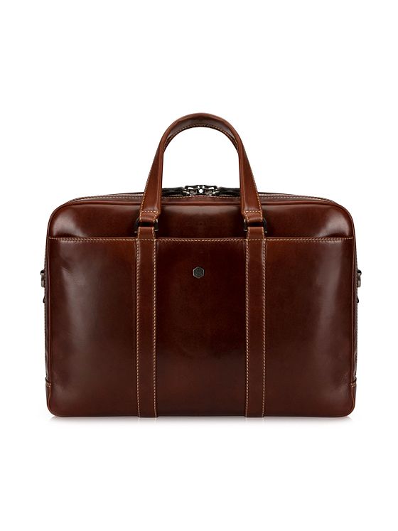 Jekyll & Hide Montana Aktovka RFID ochrana Kůže 41 cm Kapsa na notebook