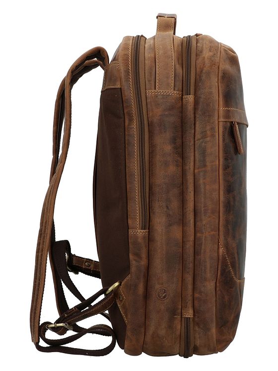 Greenburry Vintage cestovní batoh kožený 48 cm přihrádka na notebook
