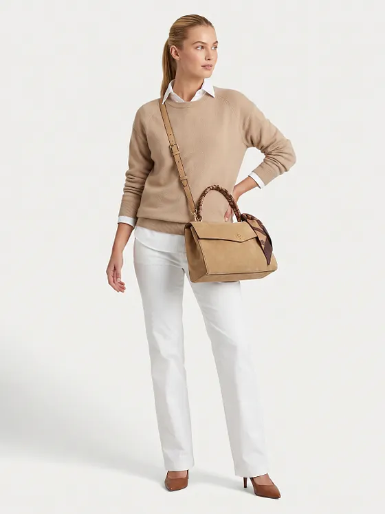 Lauren Ralph Lauren Farrah Bolso Piel natural 33 cm Lauren Ralph Lauren Farrah Bolso Piel natural 33 cm