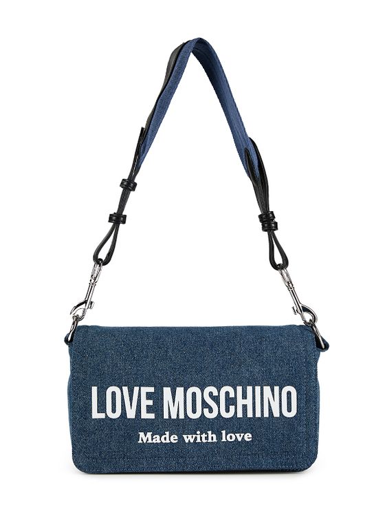 Love Moschino Denim Signature Love Skuldertaske 24 cm
