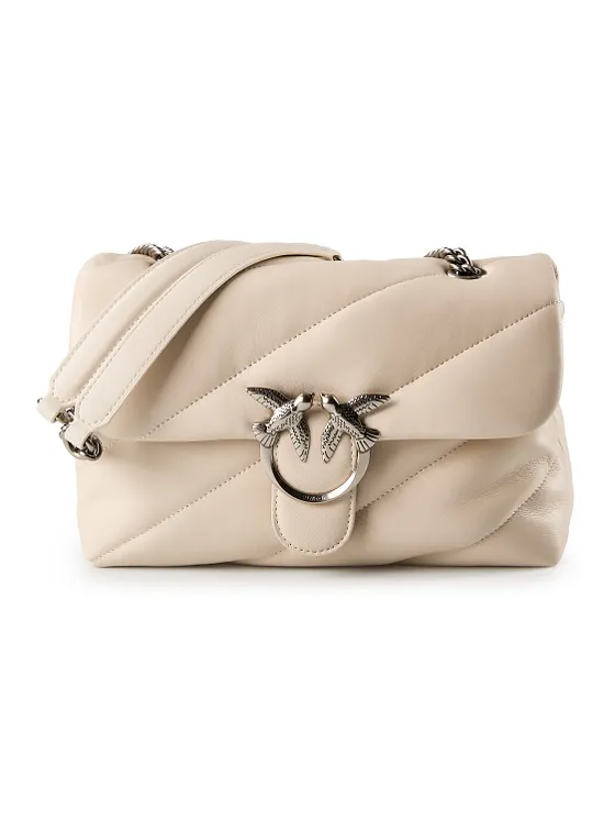 PINKO Love Puff Crossbody-laukku Nahka 27 cm