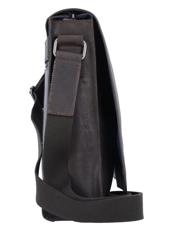 Leonhard Heyden Dakota skuldertaske i læder 38 cm