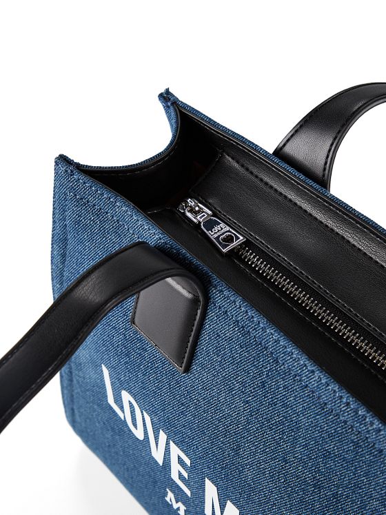 Love Moschino Denim Signature Love Shopper-taske 35 cm