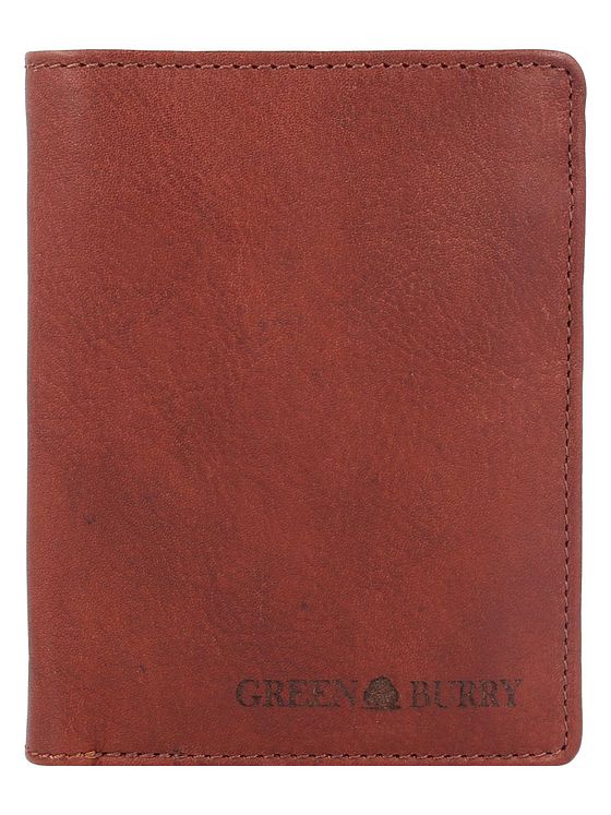 Greenburry Vintage pung i vasket læder 10 cm Greenburry Vintage pung i vasket læder 10 cm