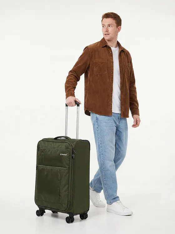 Benzi 5825 4 ruedas Trolley M 67 cm Con asa expansible Benzi 5825 4 ruedas Trolley M 67 cm Con asa expansible