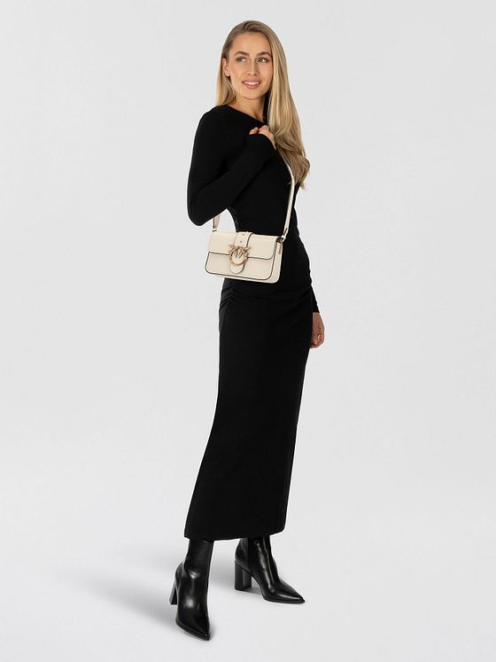 PINKO Love One Skuldertaske Læder 22 cm