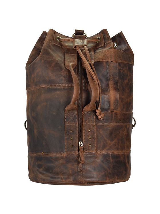 Greenland Nature Klassisk duffelbag i læder 50 cm