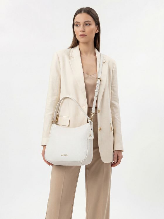 Lazarotti Bologna Leather Hobo skuldertaske læder 27 cm