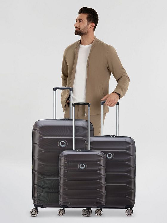 Delsey Paris Meteor 4 hjul Kuffert 3-delt med strækfold