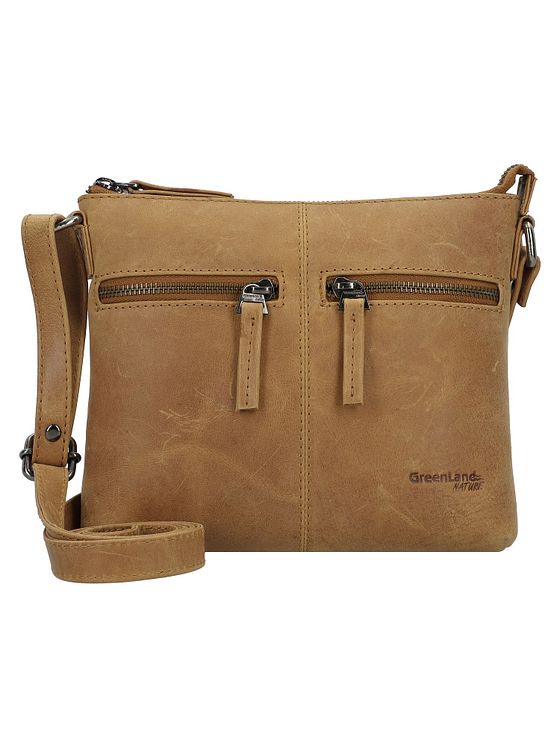 Greenland Nature Let skuldertaske i læder 21 cm