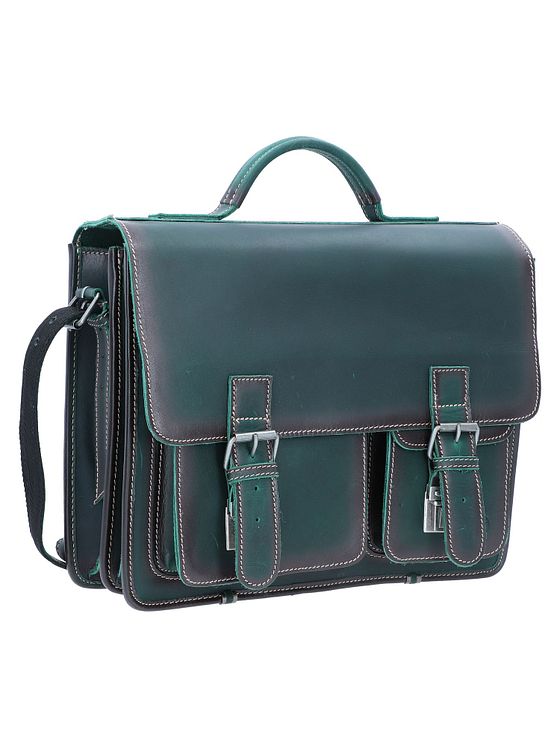 Greenburry Kuffert i læder 39 cm