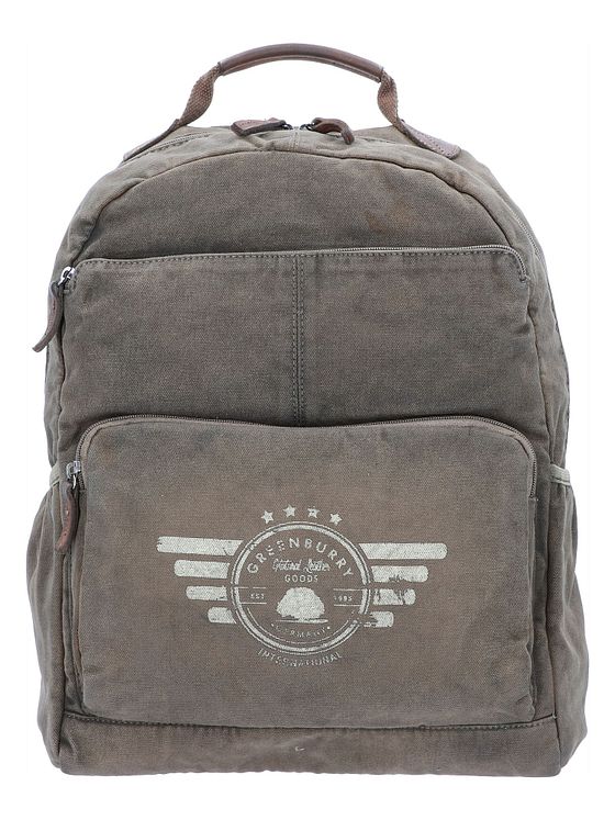 Greenburry Vintage Aviator-rygsæk 43 cm med rum til bærbar computer