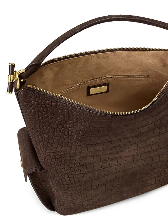 Lauren Ralph Lauren Blaike Bolsa de hombro Piel natural 33 cm Lauren Ralph Lauren Blaike Bolsa de hombro Piel natural 33 cm