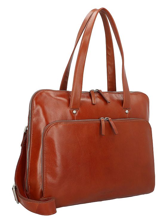 Leonhard Heyden Cambridge skuldertaske læder 41 cm rum til bærbar computer Leonhard Heyden Cambridge skuldertaske læder 41 cm rum til bærbar computer