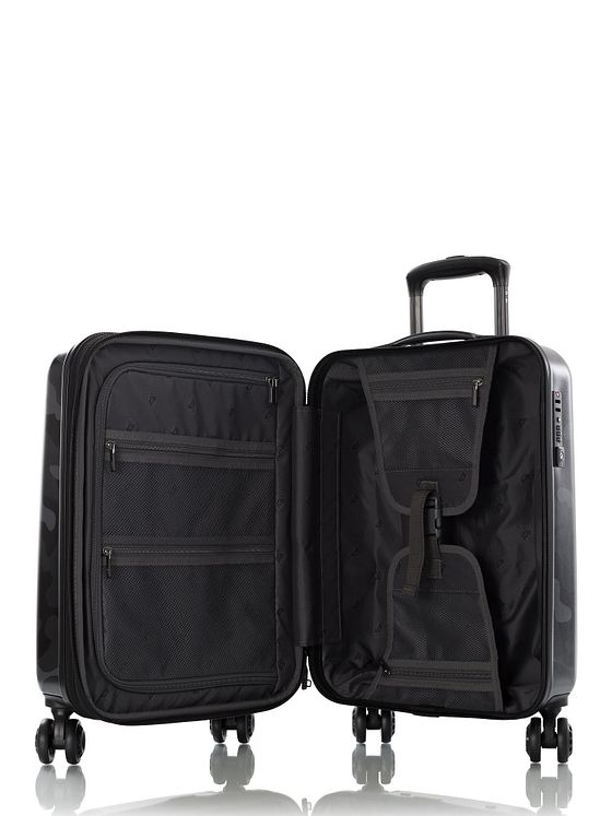 Heys Black Camo 4 hjul Kabinetrolley S 53 cm med strækfold